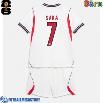 Fotballdrakt Barn England Bukayo Saka #7 Hjemmedraktsett VM 2026 Kortermet (+ Korte bukser)